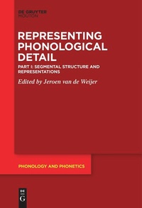 Enlarge image Cover: Segmental Structure and Representations - De Gruyter Mouton