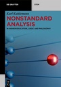Cover: Nonstandard Analysis - De Gruyter