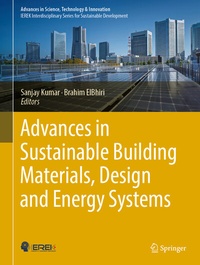 Enlarge image Cover: Advances in Sustainable Building Materials, Design and Energy Systems - Springer