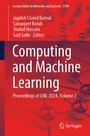 Cover: Computing and Machine Learning - Springer