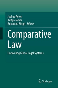 Enlarge image Cover: Comparative Law - Springer