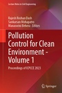Cover: Pollution Control for Clean Environment-Volume 1 - Springer