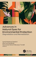 Cover: Advances in Natural Dyes for Environmental Protection - Apple Academic Press Inc.
