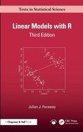 Cover: Linear Models with R - Chapman & Hall/CRC