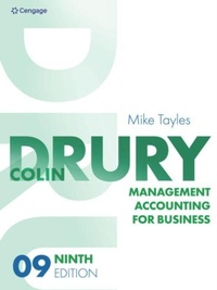 Abbildung von: Management Accounting for Business - Cengage Learning EMEA