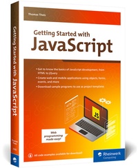 Enlarge image Cover: Getting Started with JavaScript - Rheinwerk
