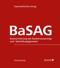 Abbildung von: BaSAG - Bankensanierungs- und -abwicklungsgesetz - Manz
