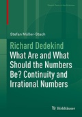 Cover: Richard Dedekind - Springer