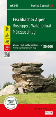 Abbildung von: Fischbacher Alpen, Wander-, Rad- und Freizeitkarte 1:50.000, freytag & berndt, WK 021 - Freytag-Berndt und ARTARIA
