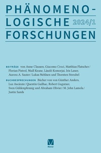 Abbildung von: Phänomenologische Forschungen 2024-1 - Meiner