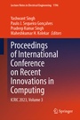 Cover: Proceedings of International Conference on Recent Innovations in Computing - Springer