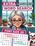 Cover: Extra Large Print Word Search - Fairyland books