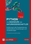 Abbildung von: Python für Ingenieure und Naturwissenschaftler - Hanser