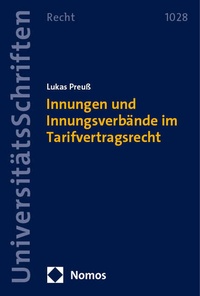 Abbildung von: Innungen und Innungsverbände im Tarifvertragsrecht - Nomos