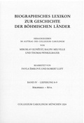 Cover: Biographisches Lexikon zur Geschichte der b&ouml;hmischen L&auml;nder. Band IV, Lieferung 8-9 - Collegium Carolinum