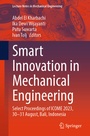 Cover: Smart Innovation in Mechanical Engineering - Springer