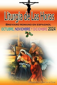 Abbildung von: Liturgia de las Horas Breviario romano en español, en orden, todos los días de octubre, noviembre y diciembre de 2024 - Christian Books Today