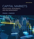 Cover: Capital Markets, sixth edition - MIT Press