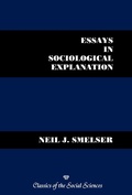 Cover: Essays in Sociological Explanation - quidpro