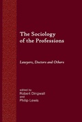 Bild: The Sociology of the Professions: Lawyers, Doctors and Others - quidpro