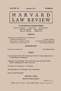 Bild: Harvard Law Review: Volume 126, Number 4 - February 2013 - quidpro