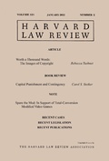 Bild: Harvard Law Review: Volume 125, Number 3 - January 2012 - quidpro