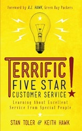 Cover: Terrific! Five Star Customer Service: Learning About Excellence Service from Special People - dustjacket