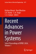 Cover: Recent Advances in Power Systems - Springer