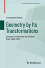 Bild: Geometry by Its Transformations - Birkhäuser