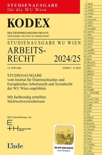 Abbildung von: KODEX Studienausgabe Arbeitsrecht WU 2024/25 - Linde