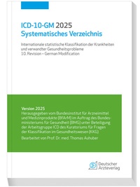 Abbildung von: ICD-10-GM 2025 Systematisches Verzeichnis - Deutscher Ärzteverlag
