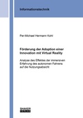 Cover: F&ouml;rderung der Adoption einer Innovation mit Virtual Reality - Shaker