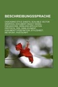 Abbildung von: Beschreibungssprache - Books LLC, Wiki Series