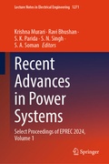 Cover: Recent Advances in Power Systems - Springer
