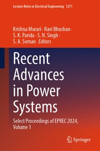 Enlarge image Cover: Recent Advances in Power Systems - Springer