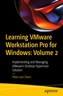 Cover: Learning VMware Workstation Pro for Windows: Volume 2 - APress