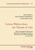 Cover: Letters Written from the Theatre of Life - Georg Olms Verlag
