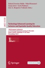 Cover: Technology Enhanced Learning for Inclusive and Equitable Quality Education - Springer