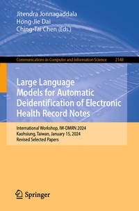 Abbildung von: Large Language Models for Automatic Deidentification of Electronic Health Record Notes - Springer