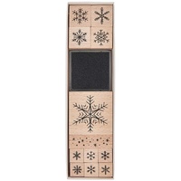 Abbildung von: Stempelset Schneeflocken FSC 100% 12 Stk - Rico Design GmbH & Co.KG