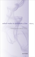 Cover: Oxford Studies in Philosophy of Law Volume 5 - OUP eBook