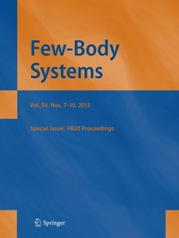 Abbildung von: Few-Body Systems - Springer