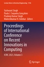 Cover: Proceedings of International Conference on Recent Innovations in Computing - Springer
