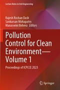 Cover: Pollution Control for Clean Environment-Volume 1 - Springer