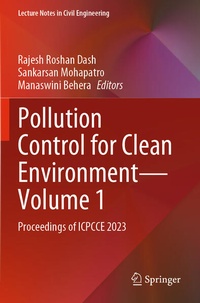 Enlarge image Cover: Pollution Control for Clean Environment-Volume 1 - Springer