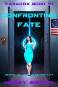 Cover: Confronting Fate (Paradox, #6) - Virtual Pulp Press