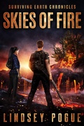 Cover: Skies of Fire: A Survival Romance (Surviving Earth Chronicles, #1) - Roar Press LLC