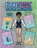 Cover: 1990s Paper Dolls Coloring and Activity Book - Anna Nadler Art