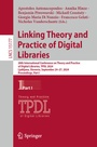 Cover: Linking Theory and Practice of Digital Libraries - Springer