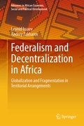 Cover: Federalism and Decentralization in Africa - Springer